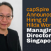 capSpire Hires Hilda Wong as Managing Director, Singapore