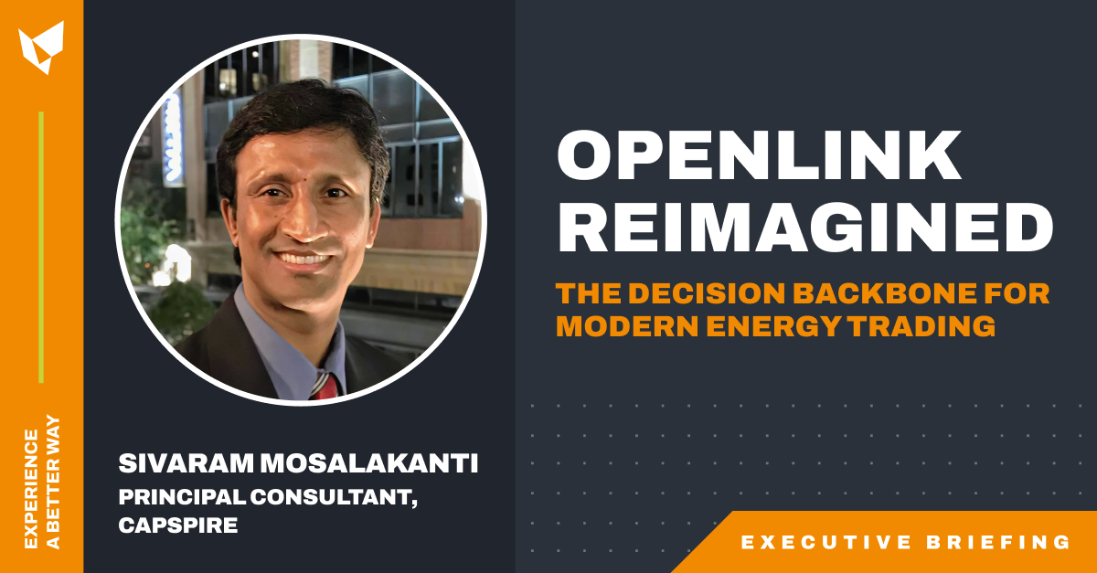 Sivaram Openlink Reimagined Executive brief