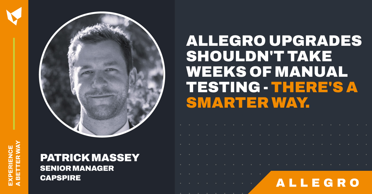 allegro upgrades and testing